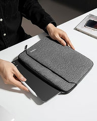 tomtoc Slim Laptop Sleeve for 14-inch MacBook Pro M2/M1 Pro/Max A2779 A2442 2023-2021, Water-Resistant Protective Case for 13-inch MacBook Air/Pro M2/M1 with a Hard Cover, Laptop Accessory Bag