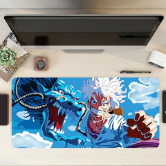 JIGARI Extended Anime Large Mouse Pad (11 x 23 Inch) | Gaming Mousepad for Laptop, Desktop & Keyboard | Smooth Surface | Anti-Slip Rubber Base (Zoro - Sword Master - One Piece (P08))