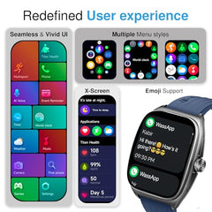 Titan Evolution Smartwatch Comes with 1.85” AMOLED Display with 390 * 450 Pixel Resolution|SingleSync BT Calling|AI Voice Assistant|100+ Sports Modes and Watchfaces|Upto 7 Day Battery|IP68