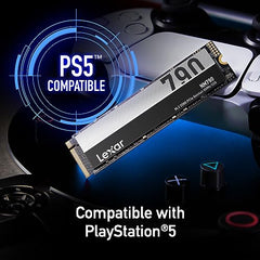 Lexar 8TB NM790 SSD PCIe Gen4 NVMe M.2 2280 Internal Solid State Drive, Up to 7000/6200 MB/s Read/Write, Compatible with PS5, for Gamers and Creators, Black (LNM790X008T-RNNNU)