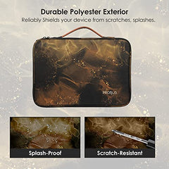 Probus Rust Galaxy Canvas Printed Laptop Sleeve Case Cover for Macbook/Laptop | Compatible with 13.3" Laptops