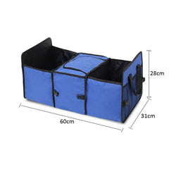 SYGA Insulation Storage Picnic Bag Heavy Shopping Organizer Foldable Storage Bag_Blue