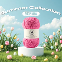 Nestnhaven Acrowools Graze Hand Knitting and Crochet Yarn. Pack of 1 Ball - 100gms. Shade no - NNHG001 (Berry Purple)