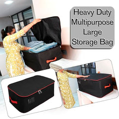 Storite Nylon Extra Large Size 129 L Multipurpose Underbed Storage Bag