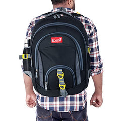 ROZEN 46 cms School Bag Class 5-12 Large 4 partition Laptop Collage Office Travel Backpack Unisex (GREY)
