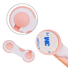 SYGA 8 Pcs Baby Safety Locks | Child Proof Cabinets, Drawers, Appliances, Toilet Seat, Fridge and Oven | Tools Not Required | Uses Dual Adhesive Tape and Latch System (Pink)