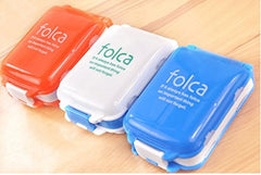Syga New Portable 8 Cells Empty Storage Pill Box Case For Pills Medicine Drug Folding