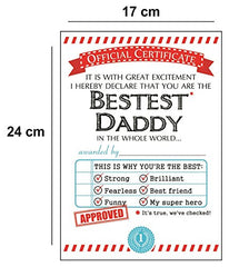 SYGA 6 Pcs Personalised Card Gift Certificates for Family Member