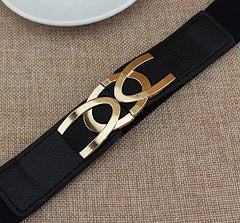 Syga Women's Faux Leather Waist Belt (Pack Of 1) (SYGA_Black)
