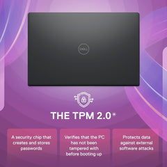 Dell 15, AMD Ryzen 3 7320U Processor (8GB RAM / 512GB SSD/Windows 11 + Office H&S 2024 + M365 / 15.6"(39.62 Cm) FHD Display / 12 Month Mcafee/Black Color/ 1.63 Kg/Thin & Light Laptop