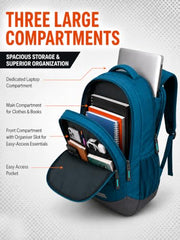 Lunar's Bingo - 48 L Laptop Bags | Laptop backpack for men | Laptop bag 15.6 inch | School bags | College bag for boys | Office backpack for men | Travel backpack with 1 Year Warranty