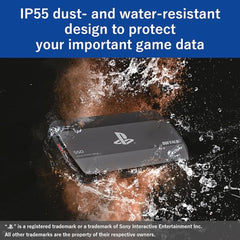 BUFFALO External SSD 2.0TB Officially Licensed Product, Compatible with PS 5 / PS 4 Consoles - USB3.2 Gen2 Type A and C - Portable Anti Shock IP55 Dust and Water Resistant SSD-PHO2.0U3B