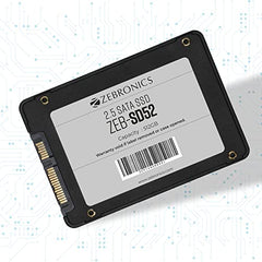ZEBRONICS ZEB-SD52 SSD 512GB, SATA II and SATA III Interface, QLC, Silent Operation