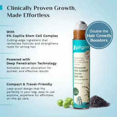 Pilgrim Advanced Hair Growth Serum with 3% Redensyl & 4% AnaGain -100ml | New Hair Growth in 28 Days, Korean Black Rice, Rosemary, Reduce Hair Fall, Hair Regrowth, Increase Hair Density, Thicker Hair