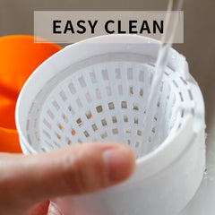 SYGA Hand Orange Citrus Juicer Manual Rotate Press Squeezer Portable Fruit Juice Maker for Lemon Lime Grapefruit with Pulp