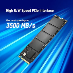 HIKVISION E3000 Internal NVMe PCIe M.2 SSD 512GB, Internal Solid State Drive, Gen 3x4, 2280, 3D NAND Flash Memory, Up to 3500MB/s Read Speed
