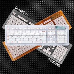 Arctic Fox Crystal Wired Keyboard (Grey)