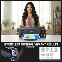 MY PRINT L11050 Printer | A3+ Size | 4-Color Ink Tank Printer | Includes USB Cable | 1-Year Warranty (A3+ Size L11050)