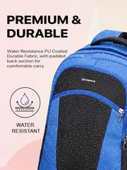 COSMUS Medium Size Multipurpose Laptop Backpack Bag Madison 33L Waterproof Bag With Laptop Compartment (Black)