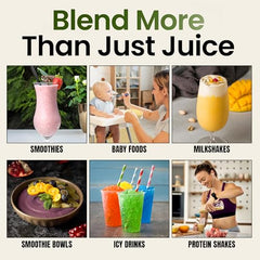 Balzano Portable Blender - Wireless Travel Blender for Smoothies, Juices & Baby Food - Crush Ice, Black