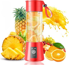 New Portable Electric Nail Drill Juicer 380ML USB Rechargeable Blender Heavy Duty Juicer, 6 Blades, Mini Handheld Fruit Hand Mixer for Home & Outdoor Use (Multicolor)