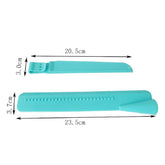 SYGA Pack of 2 Cake Scraper Smoother Cake Leveler Fondant Plastic Tool (Pink)