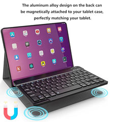 TOHAKATA Ultra-Slim Bluetooth Keyboard and Mouse Combo, Black Portable, Rechargeable, Wireless, Compatible with Android Tablet Cell Phone Samsung iPhone iPad