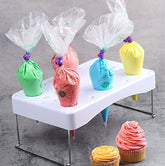 Syga Cake Decorating Piping Icing Nozzles Pastry Bag Tube Holder Tray Stand Tool