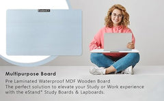 eStand� Lap Board for for Study | Home | Dining | Office | Laptop | Computer Desk | Reading & Writing | Multi-Purpose | Made in India |(Lap Board 14"X23" Pine)