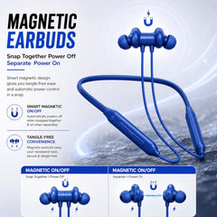 Kratos TW02 Ear Buds Wireless with 60H Playtime, Noise Isolation & Clear Calls, Bluetooth Earbuds with Voice Assistant, Ear Buds with Bluetooth V 5.3 & with Type C Fast Charging, IPX5 TWS Earphones