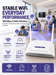 UBIQCOM UB5021GV XPON ONT Optical Network Terminal, 1GE + 1 POTS, GPON Fiber Broadband Modem with VoIP Voice Support, SC/UPC Connector, FTTH ONT for Home & SOHO Users