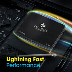 ZEB-SD52 SSD 512GB, SATA II and SATA III Interface, QLC, Silent Operation