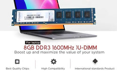 Consistent 8GB DDR3 Desktop RAM,1600MHz
