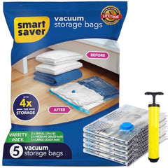 Smart Saver Vacuum Pump for Packing, Electric Pump for Vaccum Storage Bags, Portable Plastic Vacuum Bag Pump for Compression Comforter, Clothing (Storage Bag Not Included)