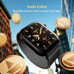 boAt Storm Call 3 w/TBT Navigation, Daily Activity Tracker, DIY Watch Face Studio,700+ Active Modes, 1.83" (4.6 cm) HD Display Fitness Smart Watch for Men & Women(Black Metal)