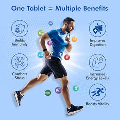 Fytika Vita 365-120 Tablets (Pack of 2) | Multivitamin For Men and Women | With Ashwagandha, Ginseng, Probiotics & Prebiotics and Biotin| Enhances Energy, Stamina, Immunity and Digestion