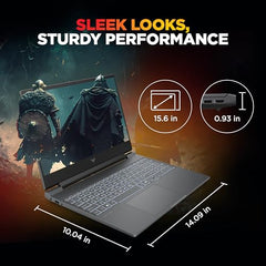 HP Smartchoice Victus, 13th Gen i7-13620H, 6GB RTX 4050, 16GB DDR4(Upgradeable) 512GB SSD, 144Hz, 300nits, 15.6''/39.6cm, Win11, Office24, Mica Silver, 2.3kg, fa2100tx, Xbox Gamepass* Gaming Laptop