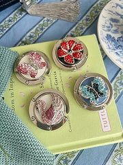 FURE Printed Dragonfly Table Purse/Bag Hanger for Women
