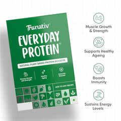 TruNativ Everyday Cookable Plant Protein | 13.5g Protein per Serve | Soy, Pea & Brown Rice Protein | Vegan | Keto Friendly | Cook, Bake & Blend | Family Nutrition | 400g (Pack of 1)