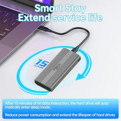 PiBOX India NVME M2 Enclosure Fan, SSD Enclosure - USB 3.2 10Gbps, Tool-Free M.2 NVMe Case, PCI-E NVMe Reader, USB-C, Supports M & B&M Keys, 2230/2242