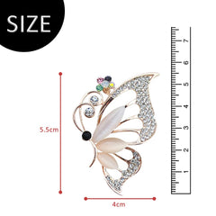 SYGA Brooch Pin Fashion Crystal Rhinestone Jewellery Pin Vintage Accessories Decoration Clothing Bouquet Brooches for Bridal Women Girl- S13