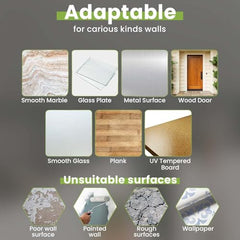T ESSENTIALS Multipurpose Transparent Self Adhesive Wall Hooks Strong Sticky Heavy Hooks for Bathroom Kitchen Adhesives Hook for Shower Caddy Storage Shelves (Pack of 4)