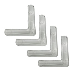 SYGA Window Broken Aluminum Bridge Anti-Collision Corner Children's Window Corner Protection Right Angle Protective Cover - 4 Pcs