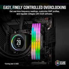 CORSAIR Vengeance RGB DDR5 RAM 48GB (2x24GB) 5200MHz CL38 Intel XMP iCUE Compatible Computer Memory - Black (CMH48GX5M2B5200C38)