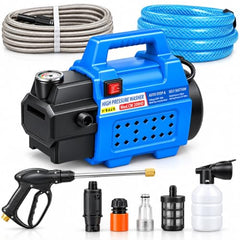COSS MAX CM200HD High Pressure Washer for Car, Bike, Home & Garden Cleaning, 3800W Induction Motor, 200 Bar, 10 L/Min Flow, 7M Hose, Portable Car Washing Machine with Spray Gun
