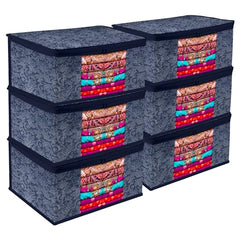 Kuber Industries Clothes Organizer For Wardrobe (Pack of 3 Each) 2-in-1 Combo Storage Organizer For Saree and Blouse - Dress Organizer For Wardrobe - Saree Covers With Zip (Maroon)