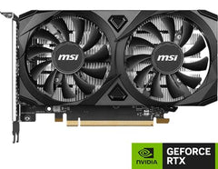 MSI GeForce RTX 3050 Ventus 2X E 6G OC PCI_E Graphic Card - Nvidia Geforce RTX 3050 Gpu, 6Gb GDDR6 96-Bit Memory, 14 Gbps, PCI Express Gen 4 x16Interface, Up to 1492 Mhz, Dual Fan