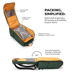 MOKOBARA Em Telescope Backpack | 30L Expandable to 38L | Fits 16 inch Laptop | Water-Resistant Vegan Leather & Nylon | Travel, Work & School | Ergonomic Design, Padded Straps