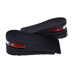 SYGA Unisex 1 pair 5CM Taller 2-Layer Height Increase Invisible Elevator Half Shoes Insole Heel Lift Inserts