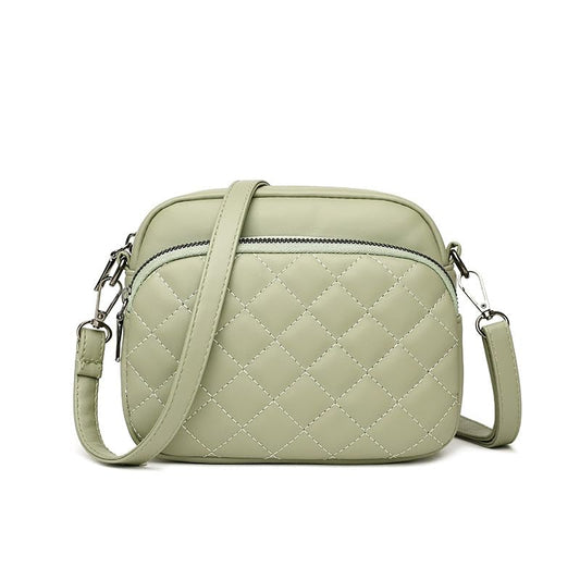 SYGA Women's Crossbody Bags,Single Shoulder Small Bags With Chex Design(Green)